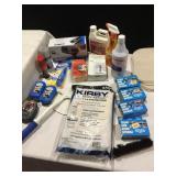 ASSORTED CLEANING PRODUCTS, HAIR DRYER, CLOROX