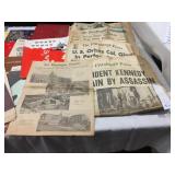 VINTAGE TRAVEL INFO, RESTAURANT MENUS, 1969 GIRL