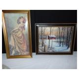 FRAMED PRINT BY JAKE VANDENBRINK, COUNTRY SNOW