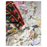 GROUP OF VINTAGE HANKIES INCLUDING EYELETS, HAND