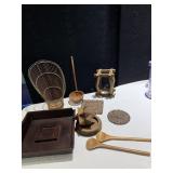 WOOD STAR, WOOD SPOONS, WICKER LADLE, ETC.