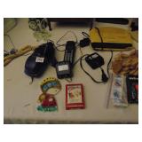 WOOD GARBAGE CAN, SONY ALARM CLOCK, PANASONIC