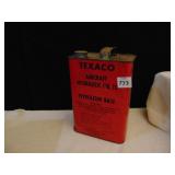 TEXACO AIRCRAFT HYDRAULIC OIL, FEELS 3/4 FULL