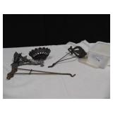 OIL LAMP WALL BRACKET AND OTHER VINTAGE BRACKETS