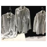 SZ 17 34/35 MEDS BUTTON DOWN DRESS SHIRTS