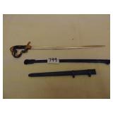 KNIFE MARKED GERMANY ON BLADE WITH EXTRA SHEATH