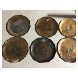 6 NATALIE PLATES INCLUDING PITTSBURGH ONES, HOLE