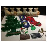 BRASS STOCKING HOLDERS, STOCKING, TIGER DOOR