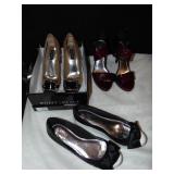 3 PAIRS OF WHITE HOUSE BLACK MARKET DRESS SHOES,
