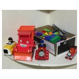 BOB THE BUILDER TALKING DUMP TRUCK, PUSH CARS,