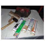 WALL BASE ADHESIVE AND TOOL BAG