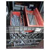 LARGE CRATE OF SPIKES