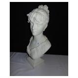 CERAMIC BUST 25" H UNSIGNED