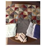LUXOR BATH SHEET, QUILTED THROW, WASHCLOTHS AND