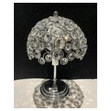 9" H CRYSTAL BATTERY OP LAMP