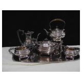 STERLING TEA SET 112.7 OZT WITH OUT TRAY