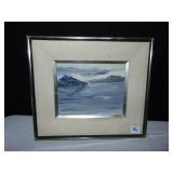 ORIGINAL OIL PAINTING "GRAY DAY" BY MARY JACK,