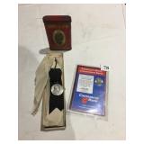 STATE QUARTER, US STEEL CORP MEDAL, PRINCE ALBERT