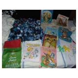 BABY CLOTH & CANVAS BOOK, CLOTH DIAPERS VINTAGE,