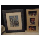 JAN SHILLIEG DRAWING OF SPOONS IN SINK 18X21,