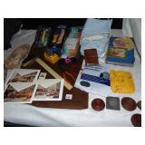 SHOE INSERTS, MARKERS, DESK PAD, ETC.