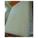 FULL/QUEEN CHENILLE BED SPREAD, SOME HOLES