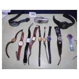 GROUP OF ONE DOZEN WRISTWATCHES SHARPER IMAGE NEW