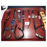 GROUP OF ONE DOZEN WRISTWATCHES LADIES GUESS,