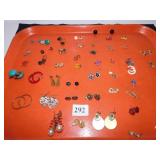 ASSORTMENT OF SMALL EARRINGS MATCHED PAIRS