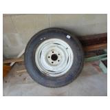 1 TIRE ON RIM SIZE P205175 R 15