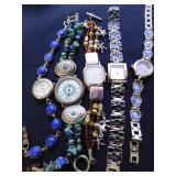 GROUP  OF FIFTEEN WRIST WATCHES LADIES