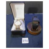 TWO WATCHES ONE PIERRE CARDIN BOXED, ONE EXELAR