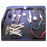 GROUP OF WRISTWATCHES AND ASSORTED BANDS