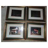 13.5X12 SET OF 4 MATCHING FRAMED PICTURES,