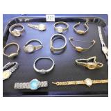 FOURTEEN WRISTWATCHES LADIES MEN