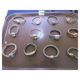 ONE DOZEN WRISTWATCHES SERGIO VALENTE DIAMOND,