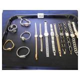 GROUP OF FOURTEEN LADIES WRISTWATCHES BULOVA,