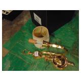 BRASS WALL SCONCE