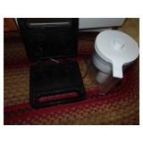 SALTON PIZZELLE IRON WITH UNIQUE DESIGN AND BRITA