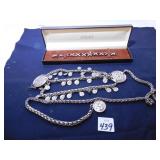 RHINESTONE BRACELET IN GUCCI BOX AS IS ONE STONE