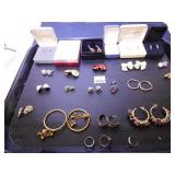 ASSORTMENT OF MATCHED PAIRS EARRINGS SIX BOXED