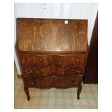 28X15X49 PRIMITIVE FLIP TOP SECRETARY, NEEDS TLC