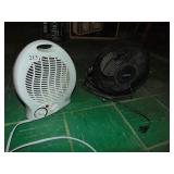 2 SMALL FANS, 1 METAL 1 PLASTIC
