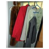 LANDS END LINED ZIP UP SWEATER VEST SZ M, PACIFIC