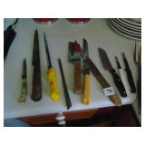 CUTCO MEAT FORK, SCHWEBELS BREAD KNIFE, ROBESON