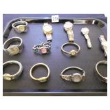 GROUP OF TWELVE LADIES AND MEN