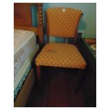 UPHOLSTER WOOD CHAIR WITH SPOT, TACK FINISH