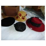 HATS INCLUDING MISS SALLY VICTOR, CAPPELLI, ETC.