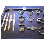 GROUP OF TWELVE WRISTWATCHES LADIES SEIKO AND