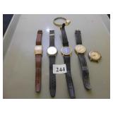 GROUP OF WRIST WATCHES ONE WATCH FACE, ONE LADIES